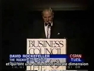David Rockefeller Veut Contrôler la Démographie Mondiale