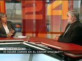 TV3 - L'entrevista 3/24 - Hi haurà canvis en el cànon digital?