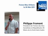 Philippe Froment Invité de France Bleu - 24 Mai (extraits)
