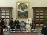 Benedict al XVI-lea: Construiţi societăţi drepte