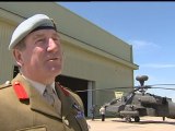 British Army shows off its Apache helicopters