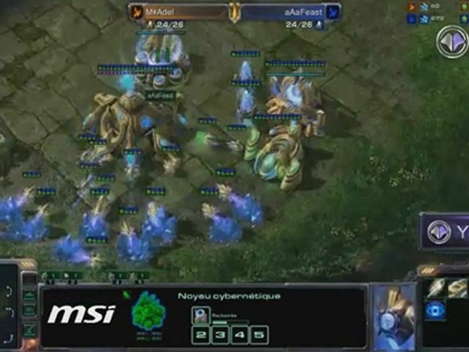 Match SC2 :  Adel (P) vs Feast (P) - Nexen 2011