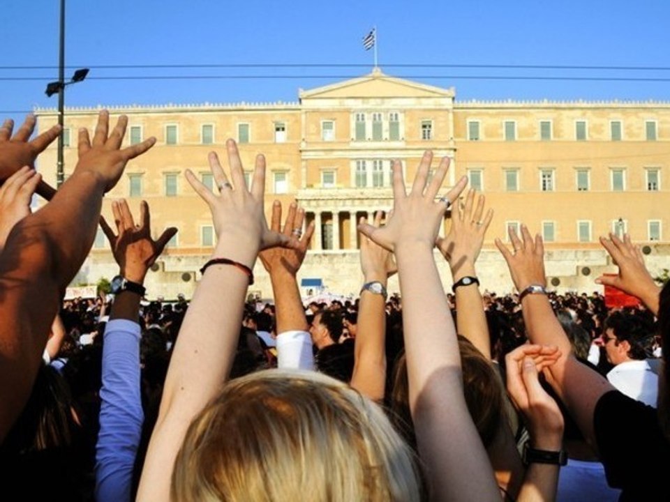 Αγανακτισμένοι πολίτες στο Σύνταγμα