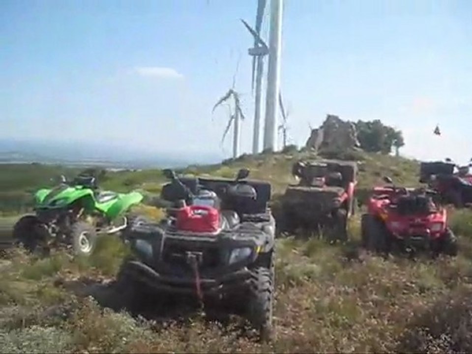 randonnée quad sud du 22 Mai 2011 massif Narbonnais 1 ere partie