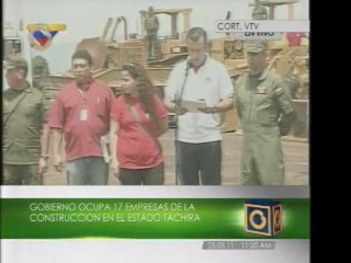 Toman constructoras en Táchira