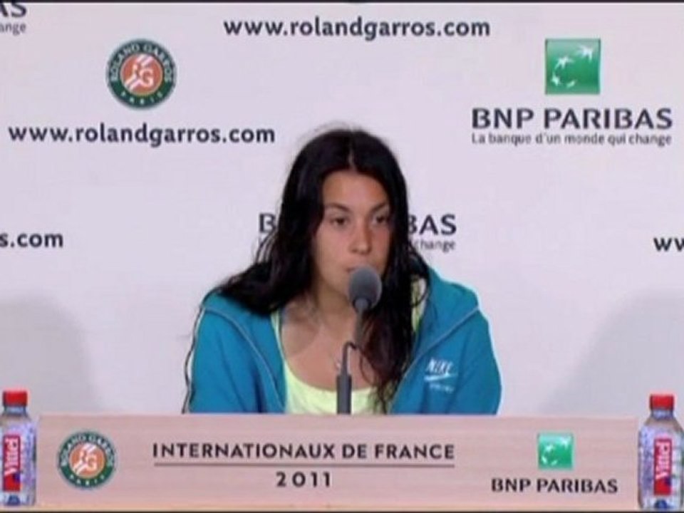 Bartoli nach ihrem Marathonmatch