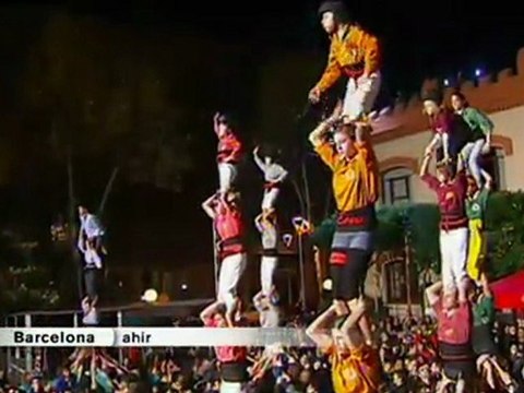 TV3 - Telenotícies - Festa castellera a Barcelona