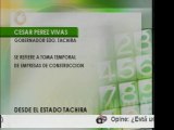 Pérez Vivas rechaza toma de constructoras