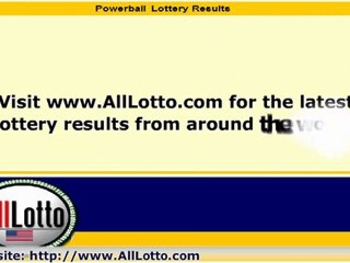 Powerball Lottery Drawing Results for May 25, 2011