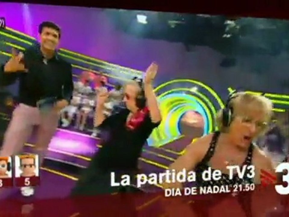 TV3 - Dissabte, 21.50, a TV3 - Torna  La partida de TV3 !