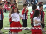 Kızılcahamam ilköğretim okulları okul öncesi eğitim etkinlikleri spor salonunda düzenlendi