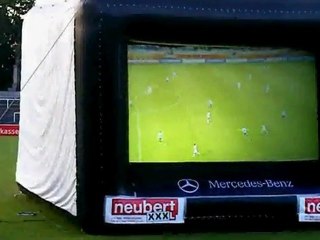 Ecran geant videoprojection plein jour biggAIR