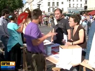 Indignés comme en Espagne place de la Bastille