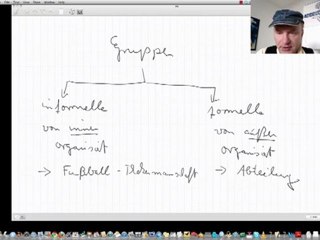 Gruppen, formelle u. informelle