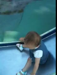 Toboggan toute seule