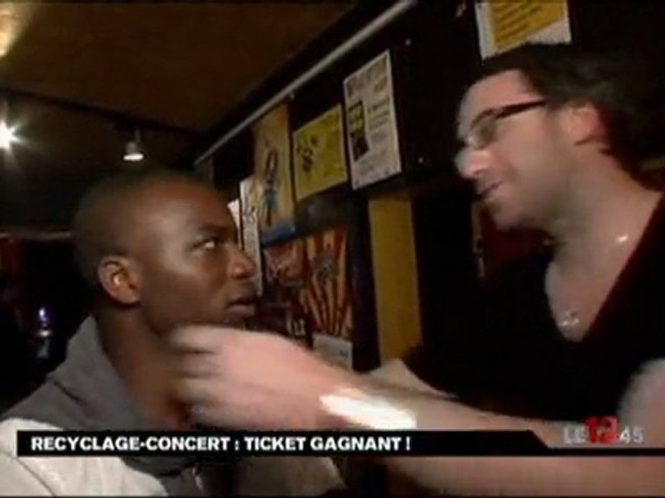 Recycling Party Tour 2011 à Grenoble - Le 12.45 sur M6