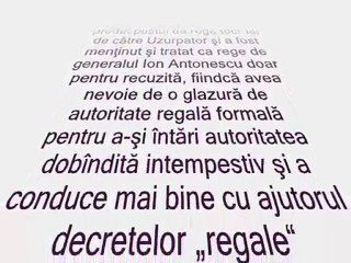 DIAREEA CASEI REGALE MIHAI V