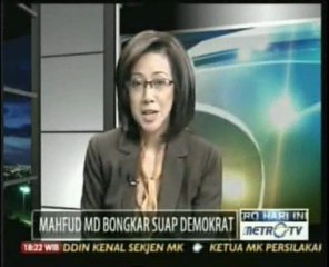 Zelda Savitri on her show at MetroTV