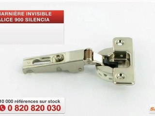 Charniere invisible salice 900 silentia, avec amortisseur