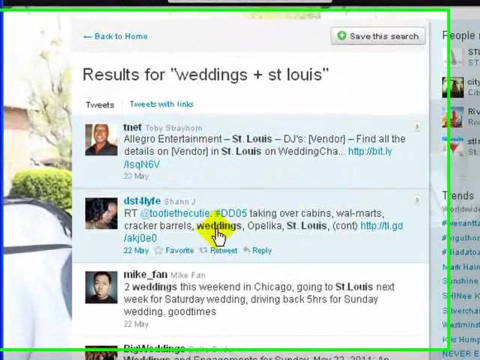 Setting Up Twitter Step Two Twitter Search