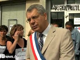 Greve au Pôle Emploi d'Argenteuil soutunue par les élus locaux