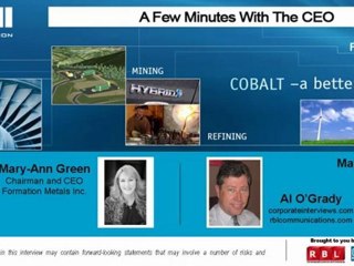 A Few Minutes With The CEO: Formation Metals Inc.