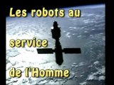 Projet robotique College Chabanais 2008 Les robots présentent l'arrivée de l'ATV sur l'ISS