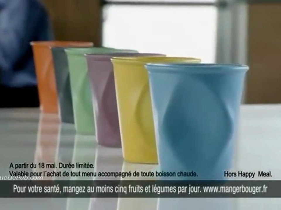 pub McDonald's Tasses Revol Collection 2011 - Vidéo Dailymotion
