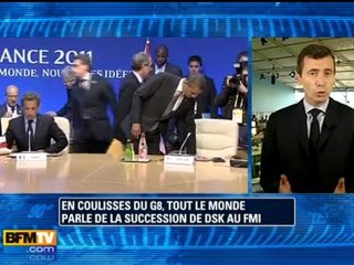 G8 : Sarkozy renouvelle son soutien à Lagarde