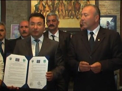 Kardeş Şehir Protokolü imzalandı ve Özdemir Çifti Kılıç’ı Ziyaret Etti