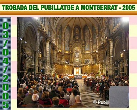 Trobada del Pubillatge a Montserrat 2005