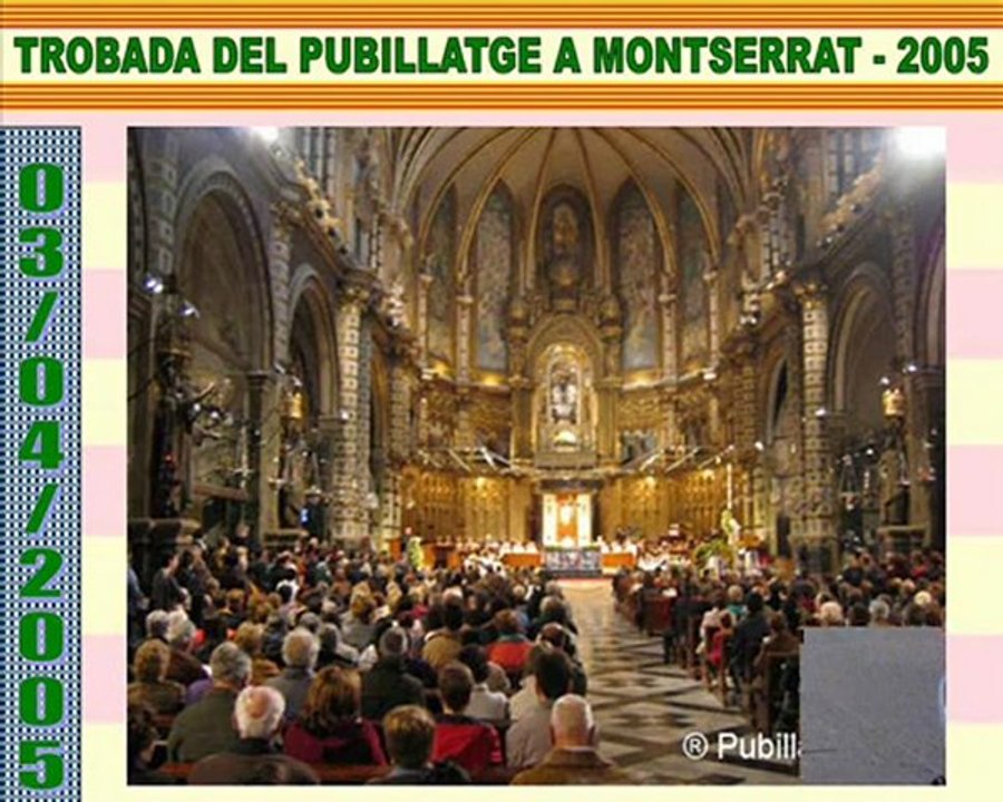 Trobada del Pubillatge a Montserrat 2005