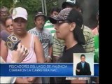 Pescadores protestan en Aragua