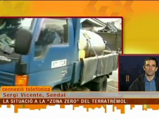 TV3 - Els matins - Sergi Vicente descriu el "paisatge desolador" de Sendai