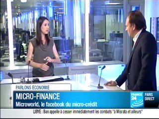 France 24 : MicroWorld, le Facebook du microcrédit