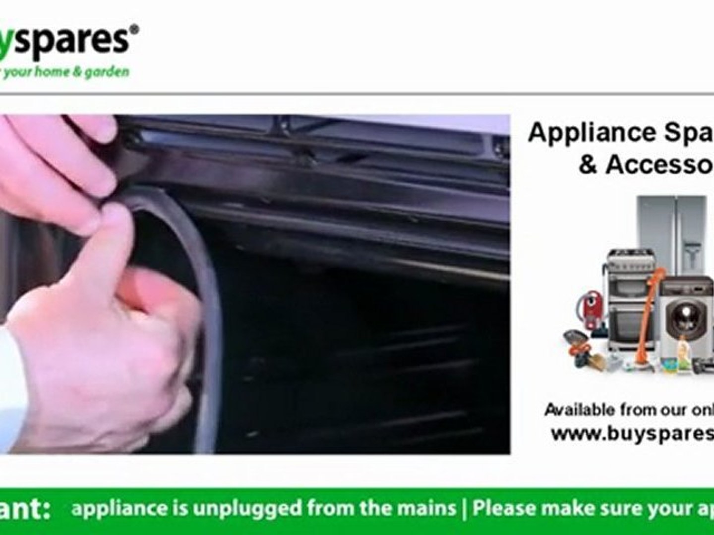 How To Replace The Door Seal On An Oven Atag Video Dailymotion