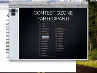 Risultato contest Ozone