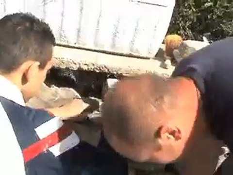 Aulnoye-Beaufort chantier école des CAP maçonnerie du lycée P&M Curie