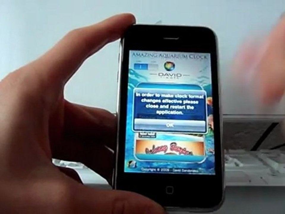 Aquarium Clock iPhone - Recensione