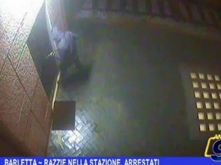 BARLETTA | Razzie nella stazione, arrestati
