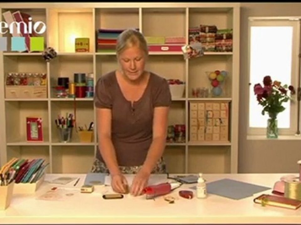 Technique embossage à chaud - Faire un motif en relief