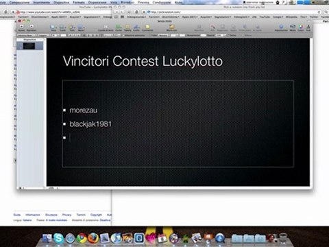 Risultati del contest Luckylotto