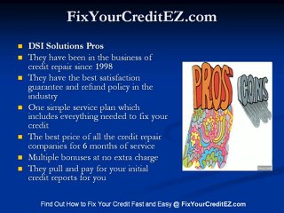DSI Solutions Review: One Of The Best Credit Repair...