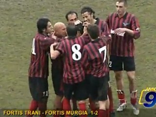 FORTIS TRANI - FORTIS MURGIA  1-2 | Serie D Girone H