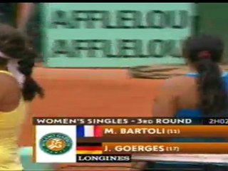 Goerges × Bartoli  match point