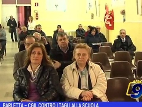 BARLETTA | CGIL contro i tagli alla scuola