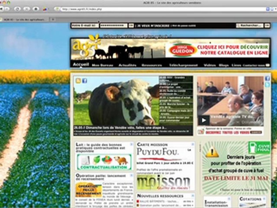 JT Vendée agricole TV du vendredi 27 mai 2011