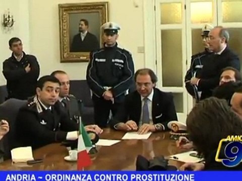 ANDRIA | Ordinanza contro la prostituzione