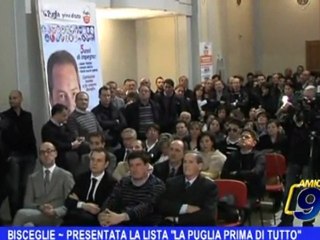BISCEGLIE | Presentata la lista "La Puglia prima di tutto"