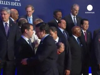 Sarkozy condemns Syrian leaders